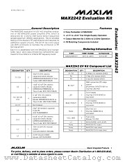 MAX2242EVKIT datasheet pdf MAXIM - Dallas Semiconductor
