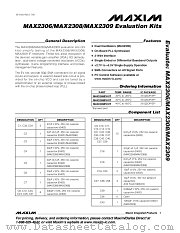 MAX2306EVKIT datasheet pdf MAXIM - Dallas Semiconductor