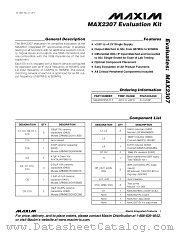 MAX2307EVKIT datasheet pdf MAXIM - Dallas Semiconductor