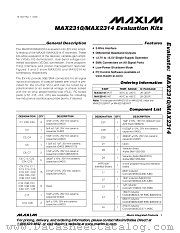 MAX2310EVKIT datasheet pdf MAXIM - Dallas Semiconductor
