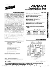 MAX2362 datasheet pdf MAXIM - Dallas Semiconductor
