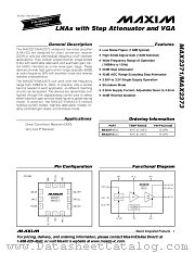 MAX2371 datasheet pdf MAXIM - Dallas Semiconductor