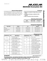MAX2383EVKIT datasheet pdf MAXIM - Dallas Semiconductor