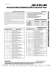 MAX2387EVKIT datasheet pdf MAXIM - Dallas Semiconductor