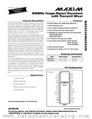 MAX2424 datasheet pdf MAXIM - Dallas Semiconductor