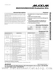 MAX2426EVKIT datasheet pdf MAXIM - Dallas Semiconductor