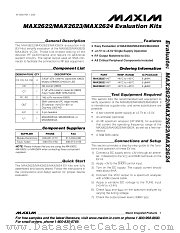 MAX2622EVKIT datasheet pdf MAXIM - Dallas Semiconductor