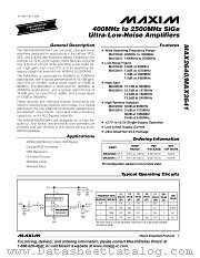 MAX2641 datasheet pdf MAXIM - Dallas Semiconductor