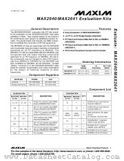 MAX2641EVKIT datasheet pdf MAXIM - Dallas Semiconductor