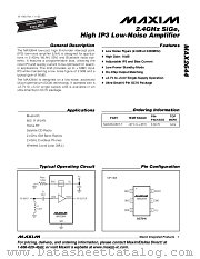 MAX2644 datasheet pdf MAXIM - Dallas Semiconductor