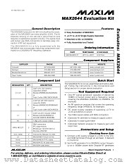 MAX2644EVKIT datasheet pdf MAXIM - Dallas Semiconductor