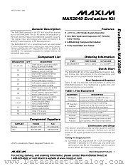 MAX2649EVKIT datasheet pdf MAXIM - Dallas Semiconductor