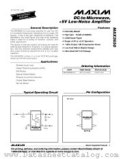 MAX2650 datasheet pdf MAXIM - Dallas Semiconductor