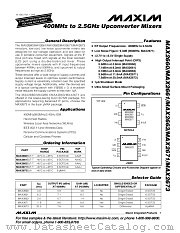 MAX2660 datasheet pdf MAXIM - Dallas Semiconductor