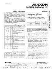 MAX2673EVKIT datasheet pdf MAXIM - Dallas Semiconductor