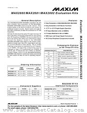 MAX2682EVKIT datasheet pdf MAXIM - Dallas Semiconductor