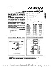 MAX281 datasheet pdf MAXIM - Dallas Semiconductor