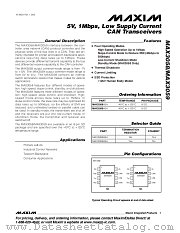 MAX3059 datasheet pdf MAXIM - Dallas Semiconductor