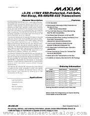 MAX3074E datasheet pdf MAXIM - Dallas Semiconductor
