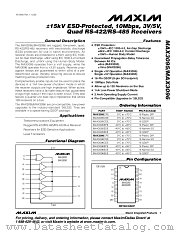 MAX3096 datasheet pdf MAXIM - Dallas Semiconductor