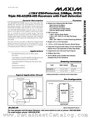 MAX3097E datasheet pdf MAXIM - Dallas Semiconductor