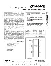MAX3130 datasheet pdf MAXIM - Dallas Semiconductor