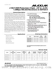MAX3183E datasheet pdf MAXIM - Dallas Semiconductor