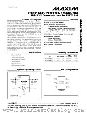 MAX3188E datasheet pdf MAXIM - Dallas Semiconductor