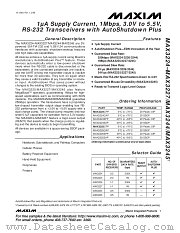 MAX3225 datasheet pdf MAXIM - Dallas Semiconductor