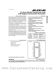 MAX3325 datasheet pdf MAXIM - Dallas Semiconductor