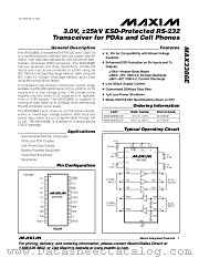 MAX3386E datasheet pdf MAXIM - Dallas Semiconductor