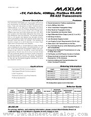 MAX3469 datasheet pdf MAXIM - Dallas Semiconductor