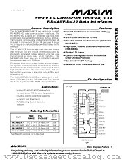 MAX3480EB datasheet pdf MAXIM - Dallas Semiconductor