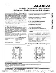 MAX350 datasheet pdf MAXIM - Dallas Semiconductor