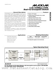 MAX3640 datasheet pdf MAXIM - Dallas Semiconductor