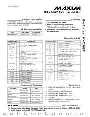 MAX3667EVKIT datasheet pdf MAXIM - Dallas Semiconductor
