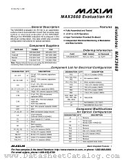 MAX3668EVKIT datasheet pdf MAXIM - Dallas Semiconductor