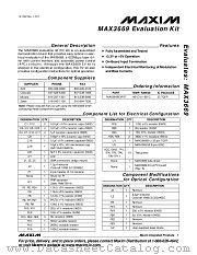 MAX3669EVKIT datasheet pdf MAXIM - Dallas Semiconductor