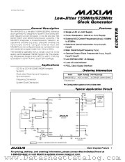 MAX3670 datasheet pdf MAXIM - Dallas Semiconductor