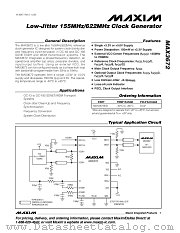 MAX3672 datasheet pdf MAXIM - Dallas Semiconductor
