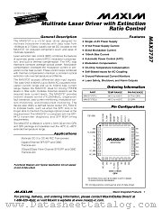 MAX3737 datasheet pdf MAXIM - Dallas Semiconductor