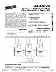 MAX3750 datasheet pdf MAXIM - Dallas Semiconductor