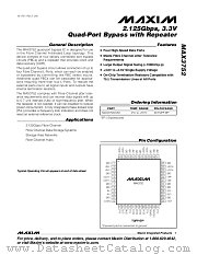 MAX3752 datasheet pdf MAXIM - Dallas Semiconductor