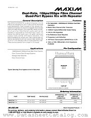 MAX3754 datasheet pdf MAXIM - Dallas Semiconductor