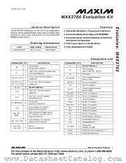 MAX3766EVKIT datasheet pdf MAXIM - Dallas Semiconductor