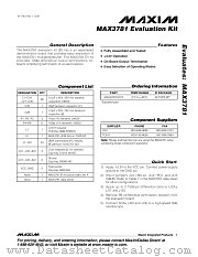 MAX3781EVKIT datasheet pdf MAXIM - Dallas Semiconductor