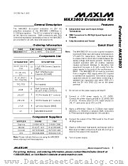 MAX3803EVKIT datasheet pdf MAXIM - Dallas Semiconductor