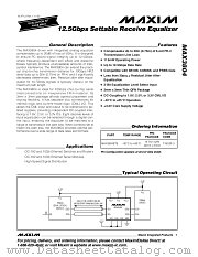 MAX3804 datasheet pdf MAXIM - Dallas Semiconductor