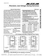 MAX385 datasheet pdf MAXIM - Dallas Semiconductor