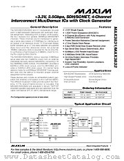 MAX3831 datasheet pdf MAXIM - Dallas Semiconductor
